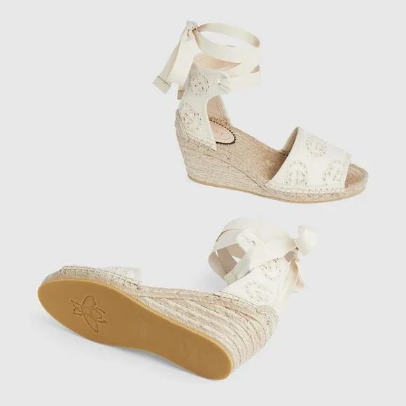 NEW Gucci GG logo espadrille wedges - Picture 2 of 9